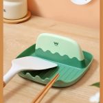 4 Stück Topfdeckelregal, Küchenarbeitsplatte, Aufbewahrungshalterung, Spatel, Suppenlöffel, Stäbchenregal, 4 PCS Orange, 4 PCS Green – Bild 8