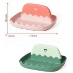 4 Stück Topfdeckelregal, Küchenarbeitsplatte, Aufbewahrungshalterung, Spatel, Suppenlöffel, Stäbchenregal, 4 PCS Orange, 4 PCS Green – Bild 2