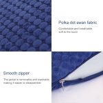 Memory Foam verdicktes Hockerkissen Sofa Fensterbank Erkerfenster Sitzkissen, Dot Paste (Navy Blue), Dot Paste (Purple), Dot Bandage (Navy Blue), Dot Bandage (Camel), Dot Bandage (Mocha), Bandage (Navy Blue), Bandage (Mocha) – Bild 3