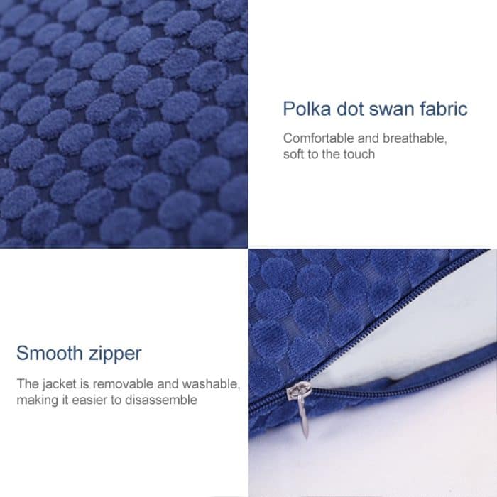 Memory Foam verdicktes Hockerkissen Sofa Fensterbank Erkerfenster Sitzkissen, Dot Paste (Navy Blue), Dot Paste (Purple), Dot Bandage (Navy Blue), Dot Bandage (Camel), Dot Bandage (Mocha), Bandage (Navy Blue), Bandage (Mocha) – Bild 3