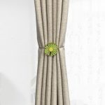 NYJ015 2 Stück kleine, schlichte Gänseblümchen-Magnet-Vorhangschnalle, Daisy Curtain Buckle