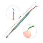 11 in 1 Farbe Titan Edelstahl Nagel Stahl Push Nail Datei – Bild 5