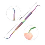 11 in 1 Farbe Titan Edelstahl Nagel Stahl Push Nail Datei – Bild 7