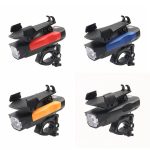 500LM Fahrradlicht Handyhalter Multifunktions-Reitfrontlicht mit Hupe, 4000 mAh (Black), 4000 mAh (Black Red), 4000 mAh (Black Blue), 4000 mAh (Black Orange), 2400 mAh (Black Red), 2400 mAh (Black Blue), 2400 mAh (Black Orange), 2400 mAh (Black) – Bild 2