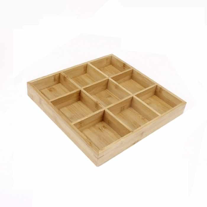 Hot Pot Bambus-Teller mit Fächern, Gemüse- und Holztablett-Set, Large Nine Grid Plate, Six Grid Plate, Large Four Grid Bamboo Plate, Medium Four Grid Bamboo Plate, Small Four Grid Bamboo Plate, Three Grid Bamboo Plate, Two Grid Plate, Red Nine Grid Pla... – Bild 1