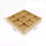 Hot Pot Bambus-Teller mit Fächern, Gemüse- und Holztablett-Set, Large Nine Grid Plate, Six Grid Plate, Large Four Grid Bamboo Plate, Medium Four Grid Bamboo Plate, Small Four Grid Bamboo Plate, Three Grid Bamboo Plate, Two Grid Plate, Red Nine Grid Pla... – Bild 6
