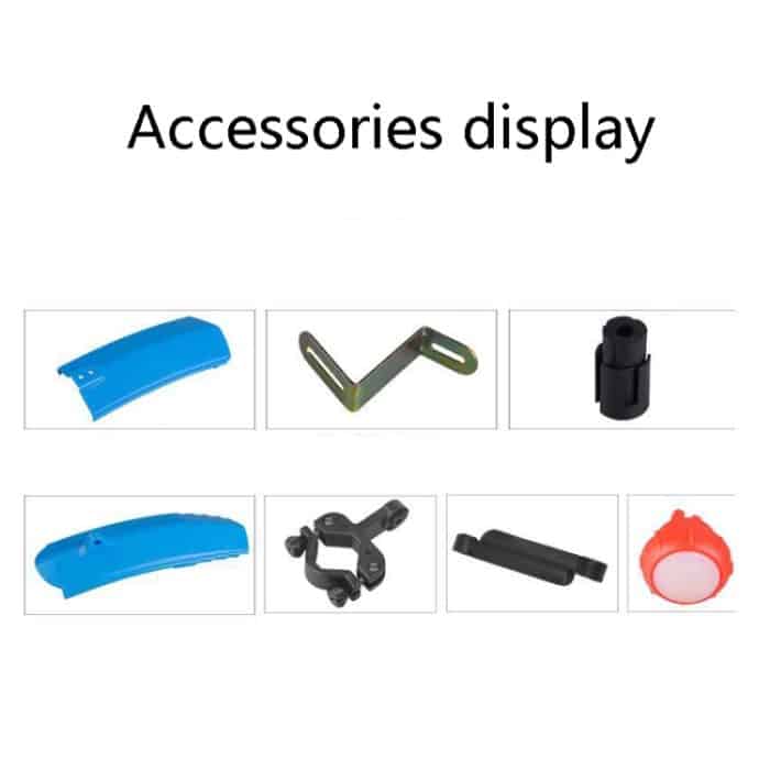 Fahrrad-Teleskop-Klappschutzblech 27,5 Zoll erweitertes wasserspeicherndes LED-Rücklicht – Bild 4