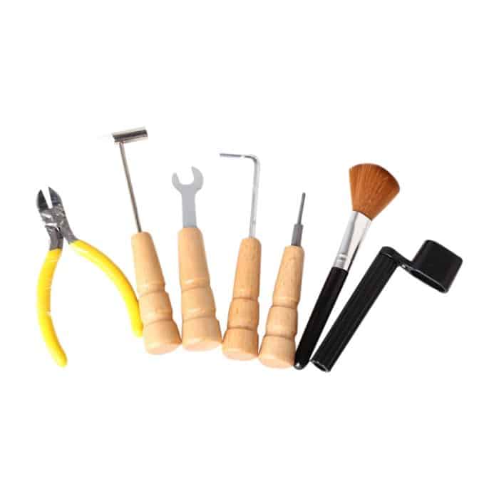7-teiliges Set Gitarrensaitenwechsel-Kit Gitarrenreparatur- und Pflegetool – Bild 2