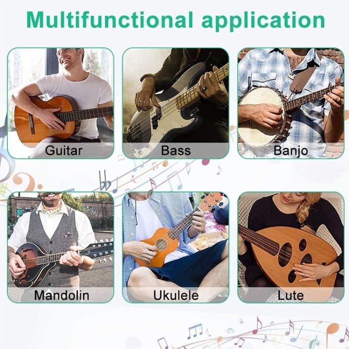 7-teiliges Set Gitarrensaitenwechsel-Kit Gitarrenreparatur- und Pflegetool – Bild 8