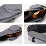 UK-12 23-Zoll-Ukulele-Aufbewahrungstasche plus mit Baumwolle gepolsterter Anti-Fall-Rucksack, Ukulele Storage Bag – Bild 4