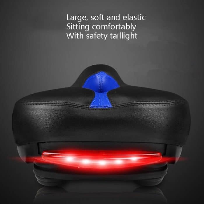 Fahrradkissen mit Lampe Fahrradsattel Mountainbike Sattel, YF-1076 – Bild 3