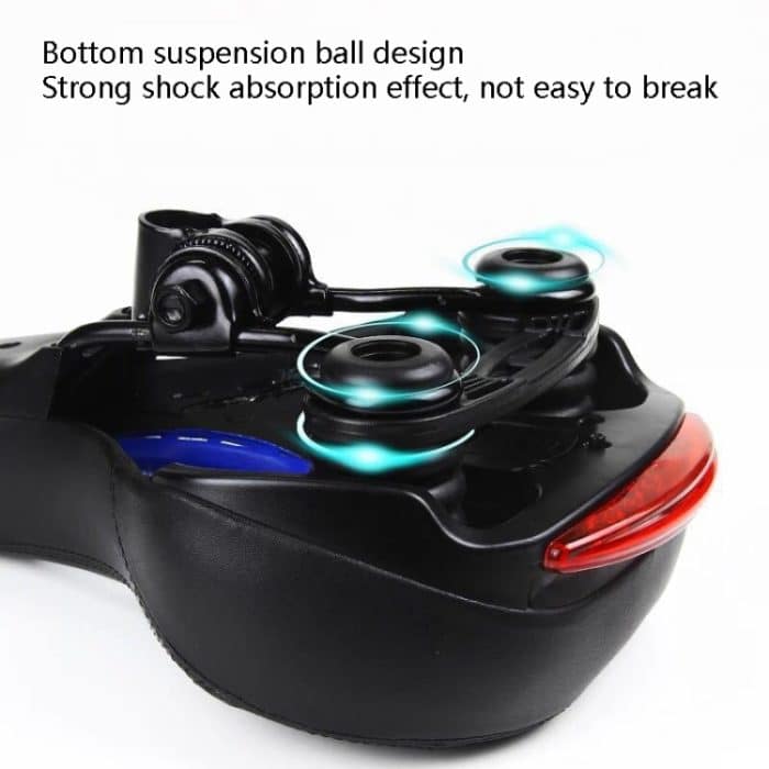 Fahrradkissen mit Lampe Fahrradsattel Mountainbike Sattel, YF-1076 – Bild 4