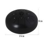 MEIBEITE 5,5-Zoll-C-Tune-Sanskrit-Trommel mit Stahlzunge, leere, sorgenfreie Trommel, MEIBEITE Blue, MEIBEITE Green – Bild 6