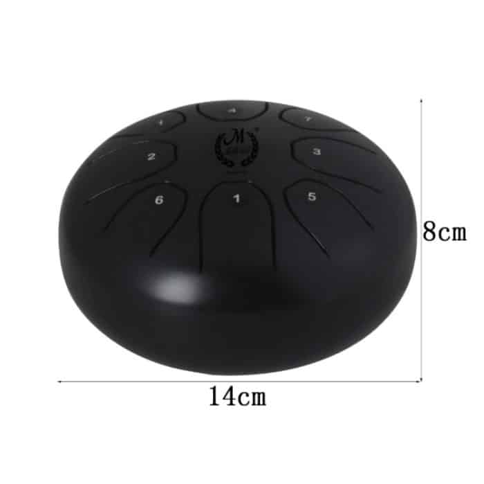 MEIBEITE 5,5-Zoll-C-Tune-Sanskrit-Trommel mit Stahlzunge, leere, sorgenfreie Trommel, MEIBEITE Blue, MEIBEITE Green – Bild 6