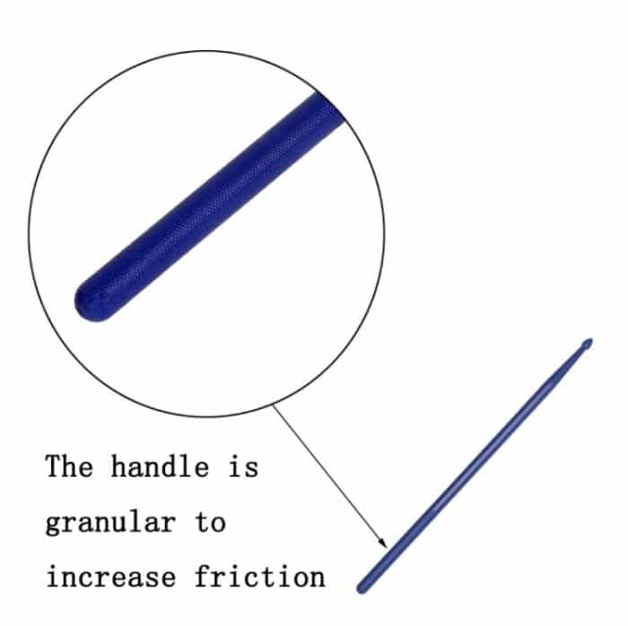 2 Stück Drumsticks Drum Kits Zubehör Nylon Drumsticks, Yellow, Light Blue, Black, Light Green, Red – Bild 6