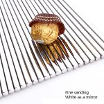 10 Paar Essstäbchen aus 304 Edelstahl, rutschfestes Geschirr, 18.5cm, 22.7cm – Bild 5