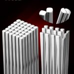 10 Paar Essstäbchen aus 304 Edelstahl, rutschfestes Geschirr, 18.5cm, 22.7cm – Bild 8