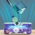 XD003 Unterwäsche UV-Sterilisationsmaschine Kosmetikbürste Lagerung Desinfektionsbox, XD003 White, XD003 Pink – Bild 7