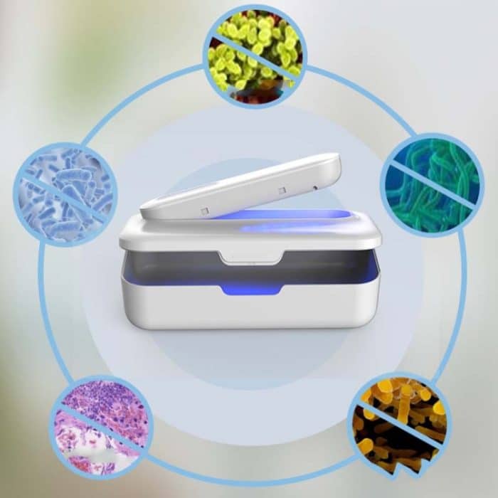 XD003 Unterwäsche UV-Sterilisationsmaschine Kosmetikbürste Lagerung Desinfektionsbox, XD003 White, XD003 Pink – Bild 8