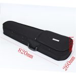 YS030 4/4 hölzerne manuelle elektronische Violine für Anfänger, mit Tasche, Wine Red, White, Black – Bild 6