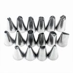 2 Sets wiederverwendbare Silikon-Spritzbeutel-Kuchendekorationswerkzeuge mit 16 Düsenspitzen – Bild 4