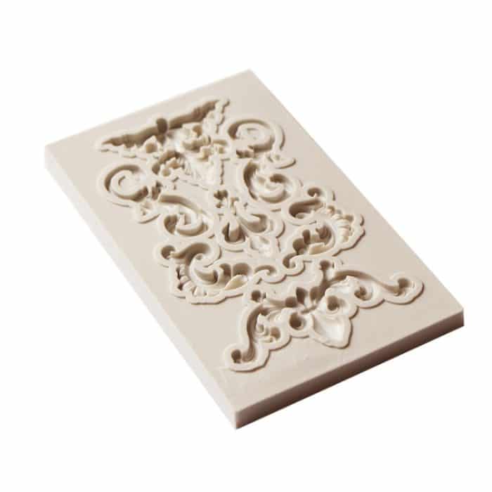 2 Stück Rand-Silikonform, Fondantform, Kuchendekorationswerkzeuge, Schokoladenform, Border Silicone Mold – Bild 3