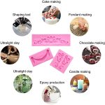 2 Stück Fondant-Kuchen-Silikonform mit hohlem, geprägtem Rahmen, Retro-Fotorahmen-Form – Bild 4