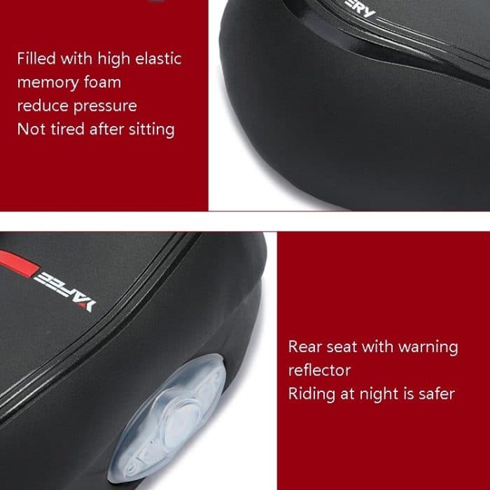 YAFEE Rücklicht-Fahrradsitz, Mountainbike-Sattel mit leichtem Sitz – Bild 13