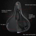 YAFEE Rücklicht-Fahrradsitz, Mountainbike-Sattel mit leichtem Sitz – Bild 6