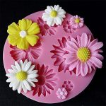 2 Stück 3D-Blumen-Silikonform für Fondant, Basteln, Kuchen, Süßigkeiten, Schokolade, Eis, Gebäck, Backwerkzeug, 3D Flower Shape – Bild 5
