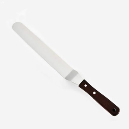 3 Stück Holzgriff Spatel Backen Edelstahl Kuchen gerade Messer