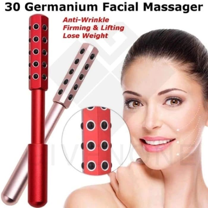 30 Germanium Massage Beauty Stick Roller V-förmiges Beauty Instrument Gesichtsmassagegerät Zufällige Farbabgabe – Bild 9