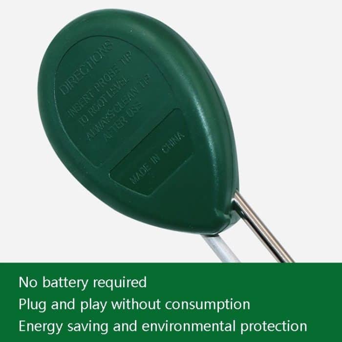 3 In 1 Bodendetektor PH-Wert Lichtintensitätsprüfstift Rundkopf-Bodenfeuchtemessgerät – Bild 8