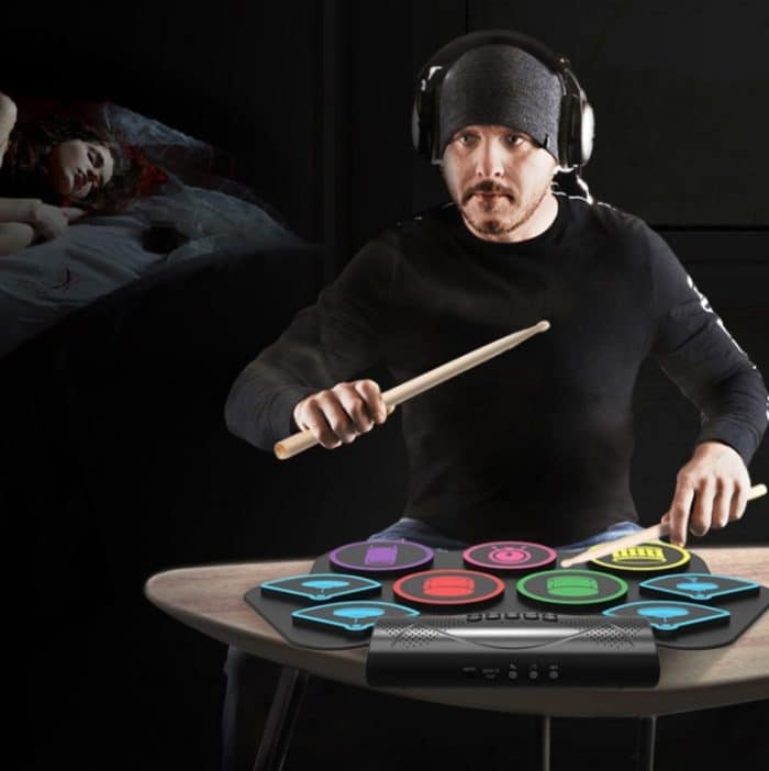 MD862M Bluetooth Drum Set für Anfänger Lernen Sie, tragbare elektronische Drums zu spielen – Bild 7