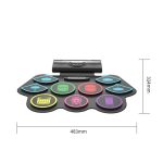 MD862M Bluetooth Drum Set für Anfänger Lernen Sie, tragbare elektronische Drums zu spielen – Bild 9