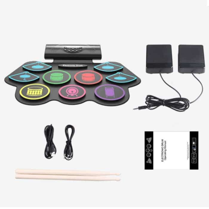 MD862M Bluetooth Drum Set für Anfänger Lernen Sie, tragbare elektronische Drums zu spielen – Bild 10