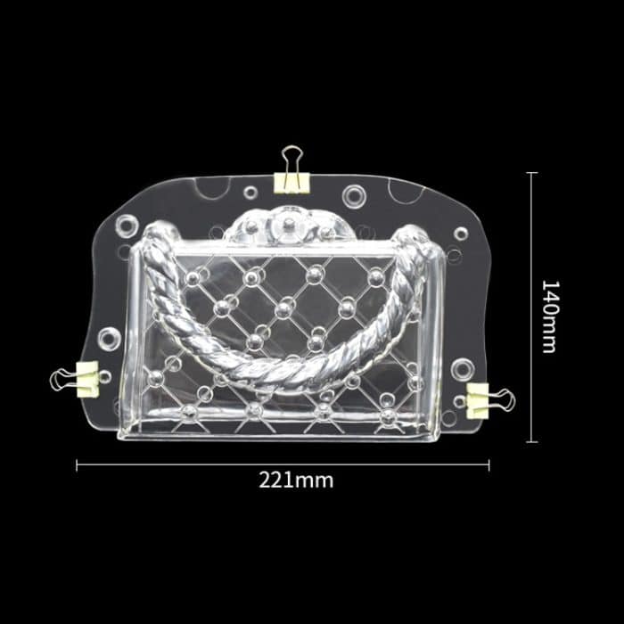 3D Frauen Ledertasche Schokoladenform Schokoladensackform – Bild 4