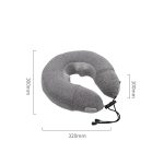 PL60 Nackenmassagegerät, Halswirbelsäulen-Massagekissen, aufblasbares U-förmiges Nackenkissen für den Haushalt, PL60 – Bild 2