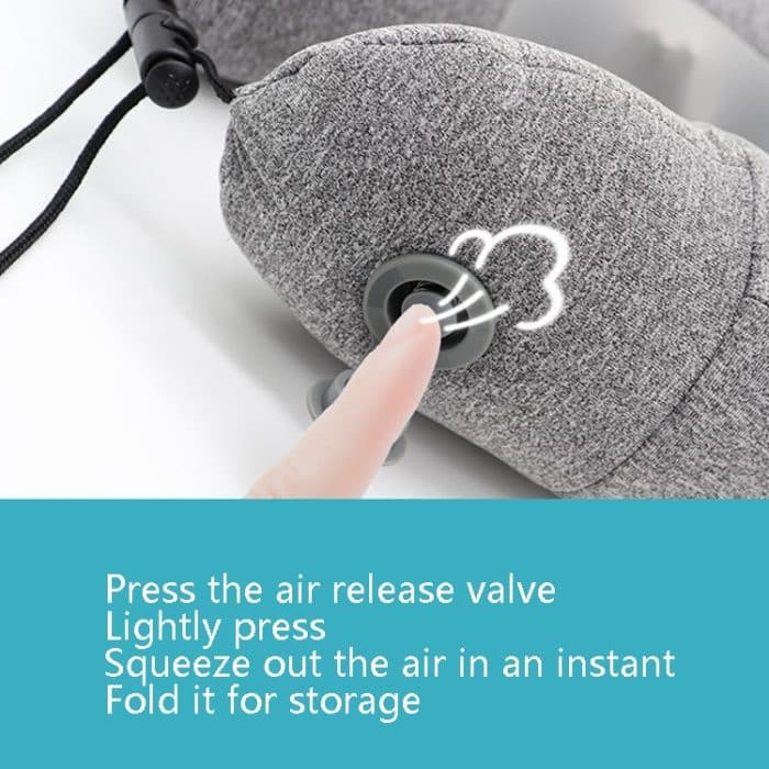 PL60 Nackenmassagegerät, Halswirbelsäulen-Massagekissen, aufblasbares U-förmiges Nackenkissen für den Haushalt, PL60 – Bild 5