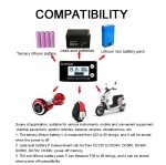 SUPNOVA DC 8–100 V Batteriekapazitätsanzeige Voltmeter Spannungsmesser, Stil:, White, White + Alarm + Temperature, Blue, Blue +Alarm + Temperature – Bild 8