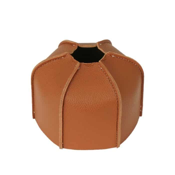 Outdoor Camping Flache Gastank Ledertasche Camping Dampflampe Kraftstofftank PU Schutzhülle, For 230g Gas Tank, For 450g Gas Tank – Bild 1