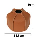 Outdoor Camping Flache Gastank Ledertasche Camping Dampflampe Kraftstofftank PU Schutzhülle, For 230g Gas Tank, For 450g Gas Tank – Bild 8