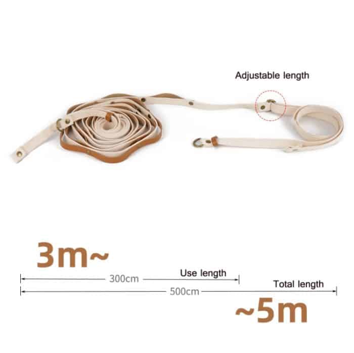 Outdoor PU Lanyard Camping Diverses Aufbewahrungsseil Zelt Bindungskette – Bild 3