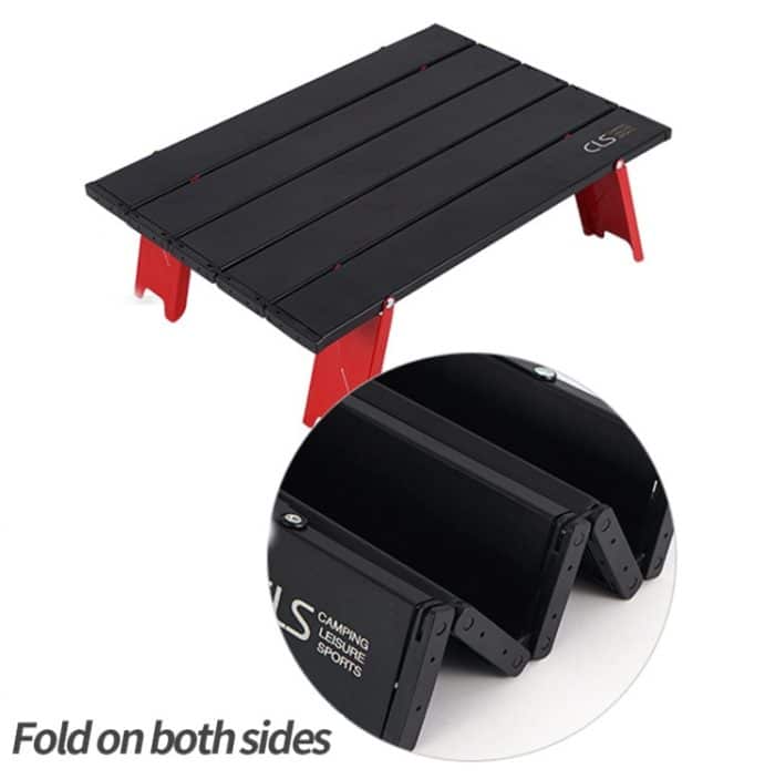 CLS Outdoor Mini Klapptisch Camping Zelttisch Camping Tragbarer Couchtisch – Bild 4