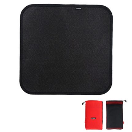 CLS Outdoor Camping Silikon feuerfestes Tuch Picknick Grill Wärmedämmung Pad, S: 350x340mm, M: 450x370mm, L: 600x520mm, XL: 800x750mm
