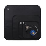 CLS Outdoor Camping Silikon feuerfestes Tuch Picknick Grill Wärmedämmung Pad, S: 350x340mm, M: 450x370mm, L: 600x520mm, XL: 800x750mm – Bild 2