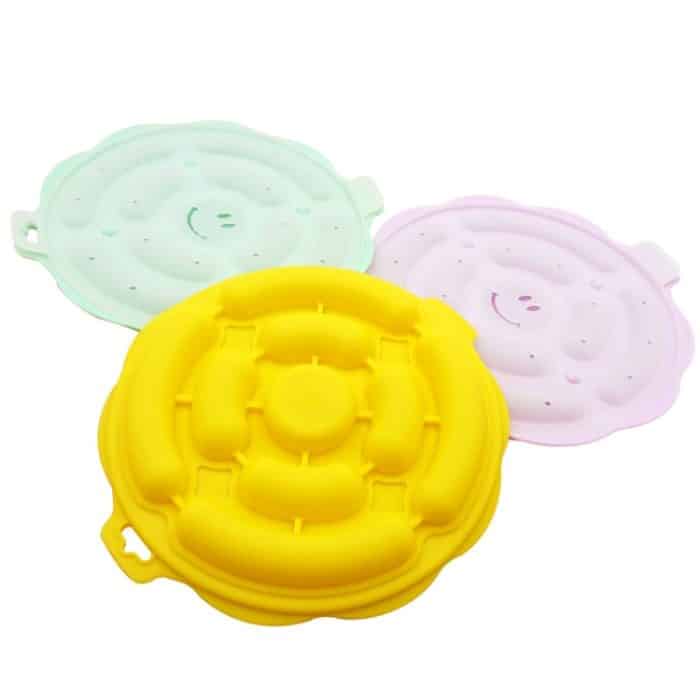 Lebensmittelqualität Silikon Runde Wurstform Backform Hausgemachte DIY Hot Dog Form, zufällige Farblieferung – Bild 6