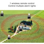 N911F 129dB Drahtlose Fernbedienung Solar Induktion Schalllichtalarm für den menschlichen Körper – Bild 11