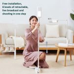 V6 1.3m Wireless Live Broadcast Halterung Beauty Fill Light Multifunktionsklappbare Außenhalterung – Bild 13