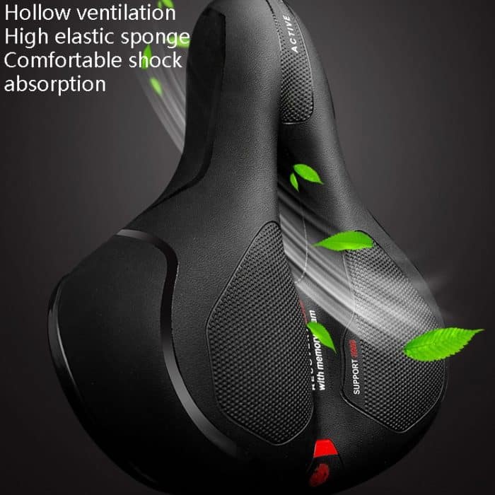 Wheel Up Mountainbike-Sättel, Rennräder, Fahrräder, bequeme Sattelkissen, Zubehör und Fahrradkissen, Shock Absorber Red Black, Shock Absorber Blue Black, Spring Red Black, Spring Blue Black – Bild 2